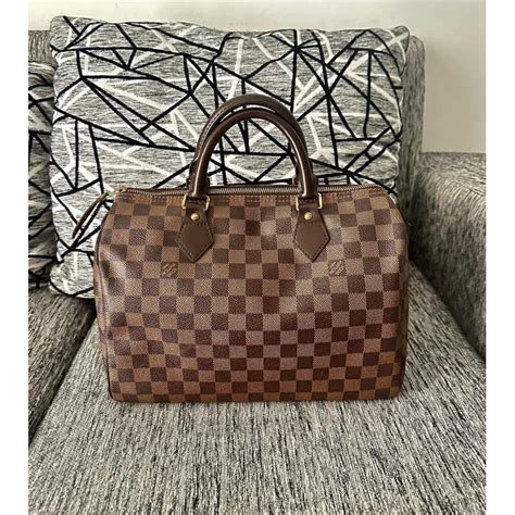 lv speedy 30 ราคา มือสอง|ซื้อ lv speedy damier 30 มาแล้ว แต่  .